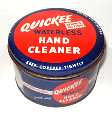Vintage Quickee Waterless Hand Cleaner Tin Metal picture