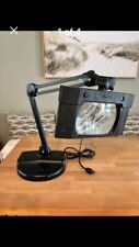 Vintage Luxo Desk/Table Magnifier Lamp Rectangle Head WORKS Tube Type PL-7 picture