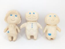 Vintage 70s Pillsbury Doughboy Rubber Dolls | Grandma Grandpa Girl | Swivel Head picture