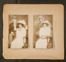 Two African American Couples Antique Photos On Board Great Images picture