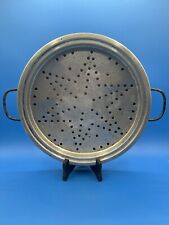 Vintage BUCKEYE Aluminum Ware Broiler Pan Star Pattern & Insert 12