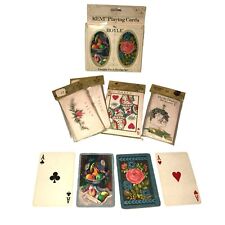 VINTAGE HOYLE BRIDGE PLAYING CARD WITH NWT SCORE CARDS HALLMARK AND RUST CRAFT picture