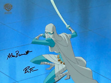 BRUCE TIMM rare CURARE cel C6 SIGNED 2x Sword BATMAN BEYOND Touch Of Curare COA picture