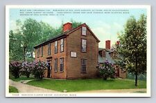 WB Postcard Lexington MA Massachusetts Hancock-Clarke House picture