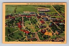 Columbus OH-Ohio, Aerial View Of Ohio State University Campus, Vintage Postcard picture