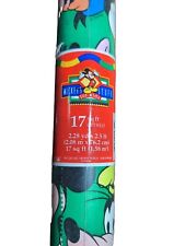 Disney Vintage Gift Wrap Mickey Mouse & Pluto Wrapping Paper 1997 Cleo One Roll picture