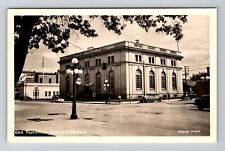 Kalispell MT-Montana RPPC Post Office Coca-Cola Real Photo 1930 Old Postcard picture