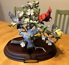 VERY RARE Lenox Porcelain Dogwood At Spring. 670 Of 1500  With COA. & Stand #79 picture