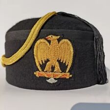 WW2 Italian Fascist High Leaders FEZ HAT Mussolini Summer Cap - All Sizes Hat picture