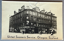 Scotland Glasgow, United Seaman's Service Building, RPPC, ca 1905 Photo Postcard picture
