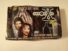 1995 Topps X Files Series One Trading Cards 36 Packs box is open and Damaged picture