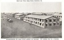 Rockford IL-Illinois, Birds Eye View Camp Accommodations Grant Soldiers Postcard picture