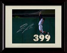 Gallery Framed Ronald Acuna Jr Autograph Replica Print - Leaping Catch picture