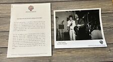 Vintage 1989 John Fogerty and Duke Tumatoe  Press Release Paper and Photo picture