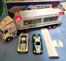 Vintage 1997 Hess Toy Truck  and Racers  New with Inserts picture