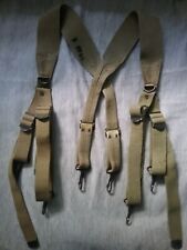 WW2 M-1936 Combat Suspenders. Genuine USGI Surplus Used Condition picture