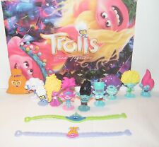 Trolls Band Together Movie Deluxe Figure Set of 14 Toy Kit with 10 Figures picture