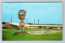 Demopolis AL-Alabama, Motel Demopolis, Advertising,  US 80 Vintage Postcard picture