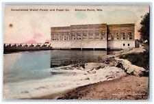 Consolidated Water Power And Paper Co. Stevens Point WI Handcolored Postcard picture