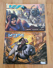 BATTLEPUG 2 Recycled Hardcover Books Vol 1 Blood Drool & Vol 2 This Savage Bone picture