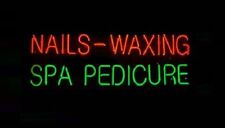Nails Waxing SPA Pedicure Neon Light Sign 20