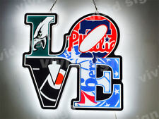 Love Philly Philadelphia Sport Teams Fan Logo 3D LED 20