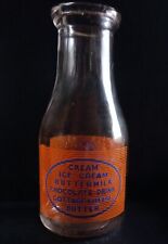 Vintage UC Davis California Dairy Industry Division Glass Milk Bottle 1942/43 picture