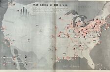 Rare 1941 Vintage Original War Babies Baby Boomer Map Army Advertisement picture