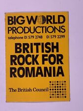 Jesus Jones Pass Cloth Original Vintage British Rock For Romania February 1990#2 picture