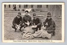 Rockford IL-Illinois, Kitchen Police, Camp Grant Antique Vintage c1918 Postcard picture