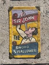 Original 1960s Circus Sideshow Freak Banner Hand Painted Outsider By Art Johns picture