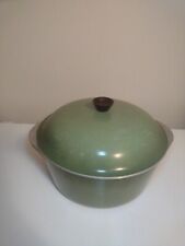 Vintage Club Aluminium Dutch Oven Avocado Green w/ Lid 4QT Pot picture