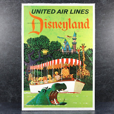 Disneyland United Airlines Advertising Print Jungle Cruise Stan Galli Sealed picture
