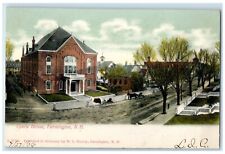 1906 Opera House Exterior Building Farmington New Hampshire NH Vintage Postcard picture