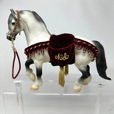 Breyer Jack Frost Christmas Holiday Horse 700499 Grey Friesian Draft 1999 NOEL picture