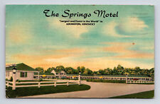 c1955 The Springs Motel US 68 Lexington Kentucky KY Roadside America Postcard picture