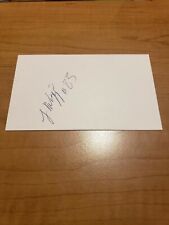 JERMAINE WIGGINS - FOOTBALL - AUTOGRAPH SIGNED - INDEX CARD -AUTHENTIC - A5349 picture