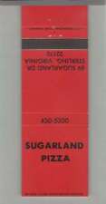 Matchbook Cover - Pizza Place - Sugarland Pizza Sterling, VA picture