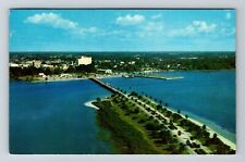 Clearwater FL-Florida, Aerial View Clearwater, Vintage Postcard picture