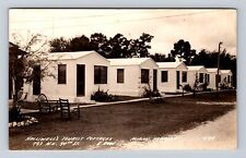 Miami FL-Florida, RPPC, Halliwell's Tourist Cottages, Vintage c1941 Postcard picture