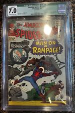 Amazing Spider-man  #32  CGC 7.0 2nd App. Curt Connors  (OW-White)-Missing Pg.3 picture