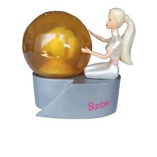 VTG 1999 Barbie Y2K Musical Snow Globe, Used, Yellow Liquid(?) picture