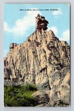 Hells Half Acre WY-Wyoming, Devils Head, c1952 Vintage Souvenir Postcard picture