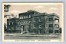 Fort Marion IA-Iowa, King's Daughter Home, Antique, Vintage Postcard picture