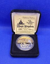 Disney Magic Kingdom 24k Gold Plated Coin OPENING YEAR 1971 Limited and RARE  picture