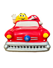 M&M Galerie Ceramic Candy Dish Hot Rod Car Red Convertible with Flames picture
