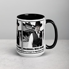 Gary Cooper High Noon Western Classics New FAN Coffee Mug 15oz High-Quality picture