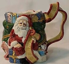 Vtg Fitz and Floyd Santa Claus Figural Coffee/Hot Cocoa Mug Christmas 1994 EUC  picture