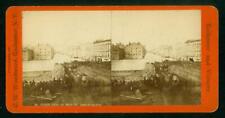 a639, C.W. Woodward Stereoview, #77, Flood View - W Main St, Rochester, NY, 1865 picture