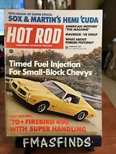 H3 1970 Pontiac FIREBIRD 400 February HOT ROD Magazine  picture
